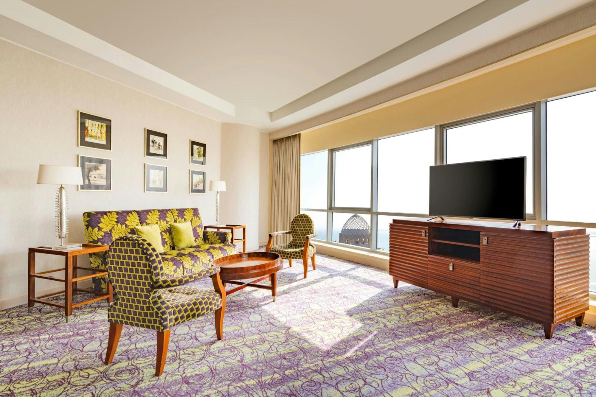 Qabila Westbay Hotel By Marriott Doha Exterior foto Living room